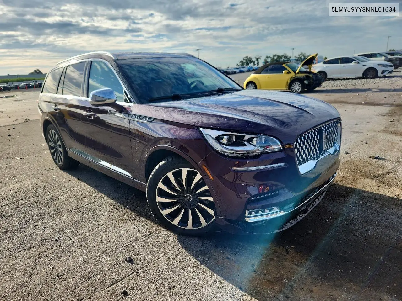 2022 LINCOLN AVIATOR VIN 5LMYJ9YY8NNL01634 — фото 4