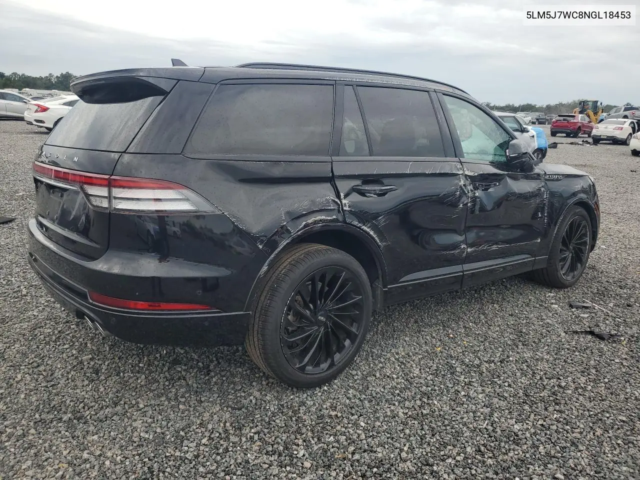 2022 LINCOLN AVIATOR VIN 5LM5J7WC8NGL18453 — фото 3