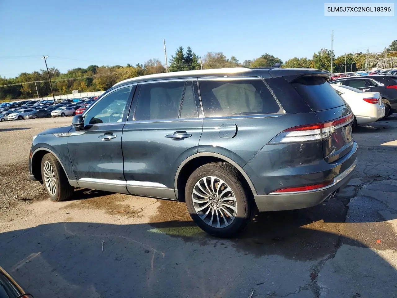 2022 LINCOLN AVIATOR VIN 5LM5J7XC2NGL18396 — фото 2