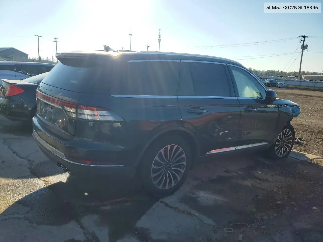 2022 LINCOLN AVIATOR VIN 5LM5J7XC2NGL18396 — фото 3