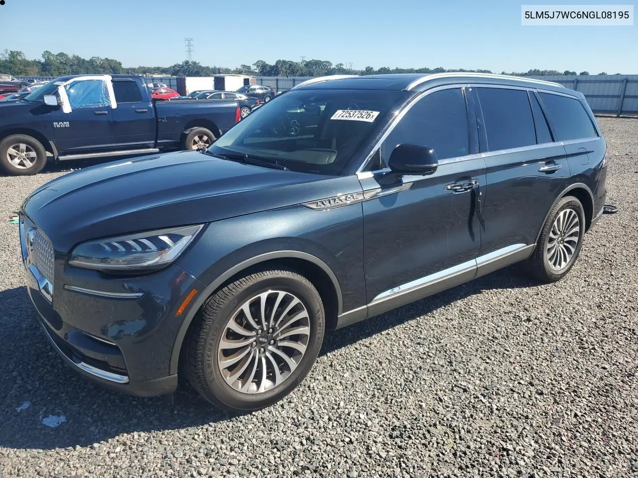 LINCOLN AVIATOR 2022, VIN 5LM5J7WC6NGL08195