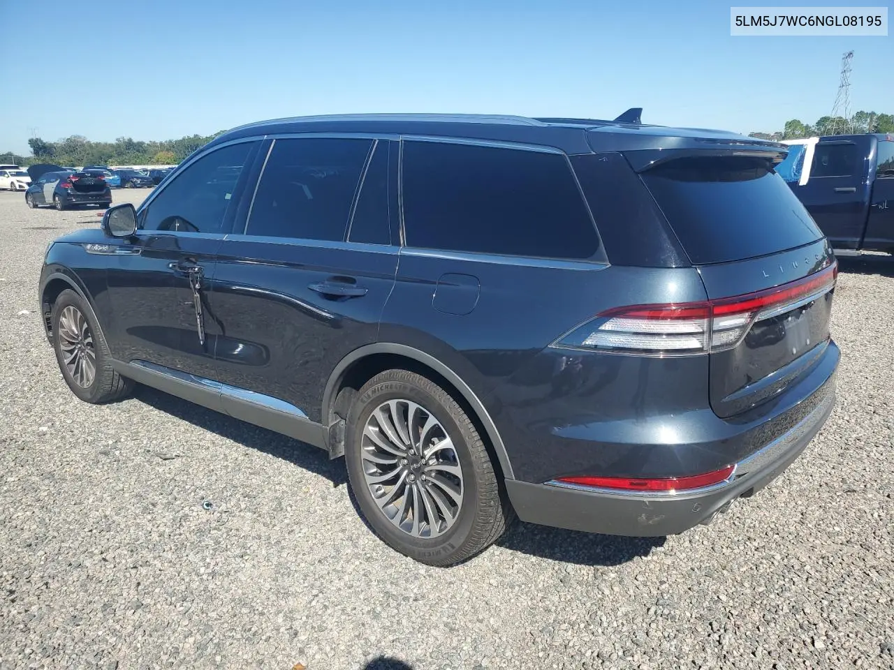 2022 LINCOLN AVIATOR VIN 5LM5J7WC6NGL08195 — фото 2