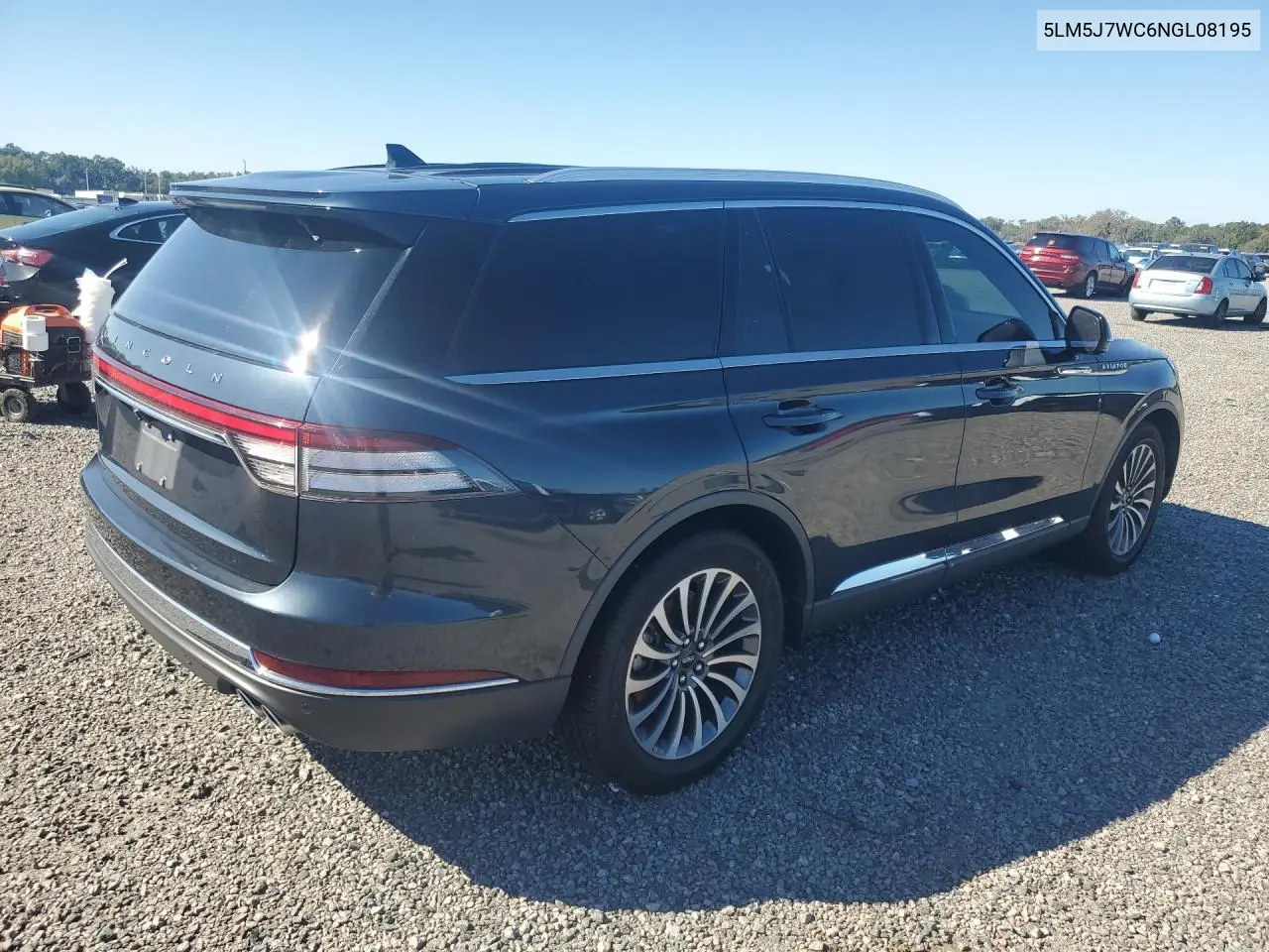 2022 LINCOLN AVIATOR VIN 5LM5J7WC6NGL08195 — фото 3