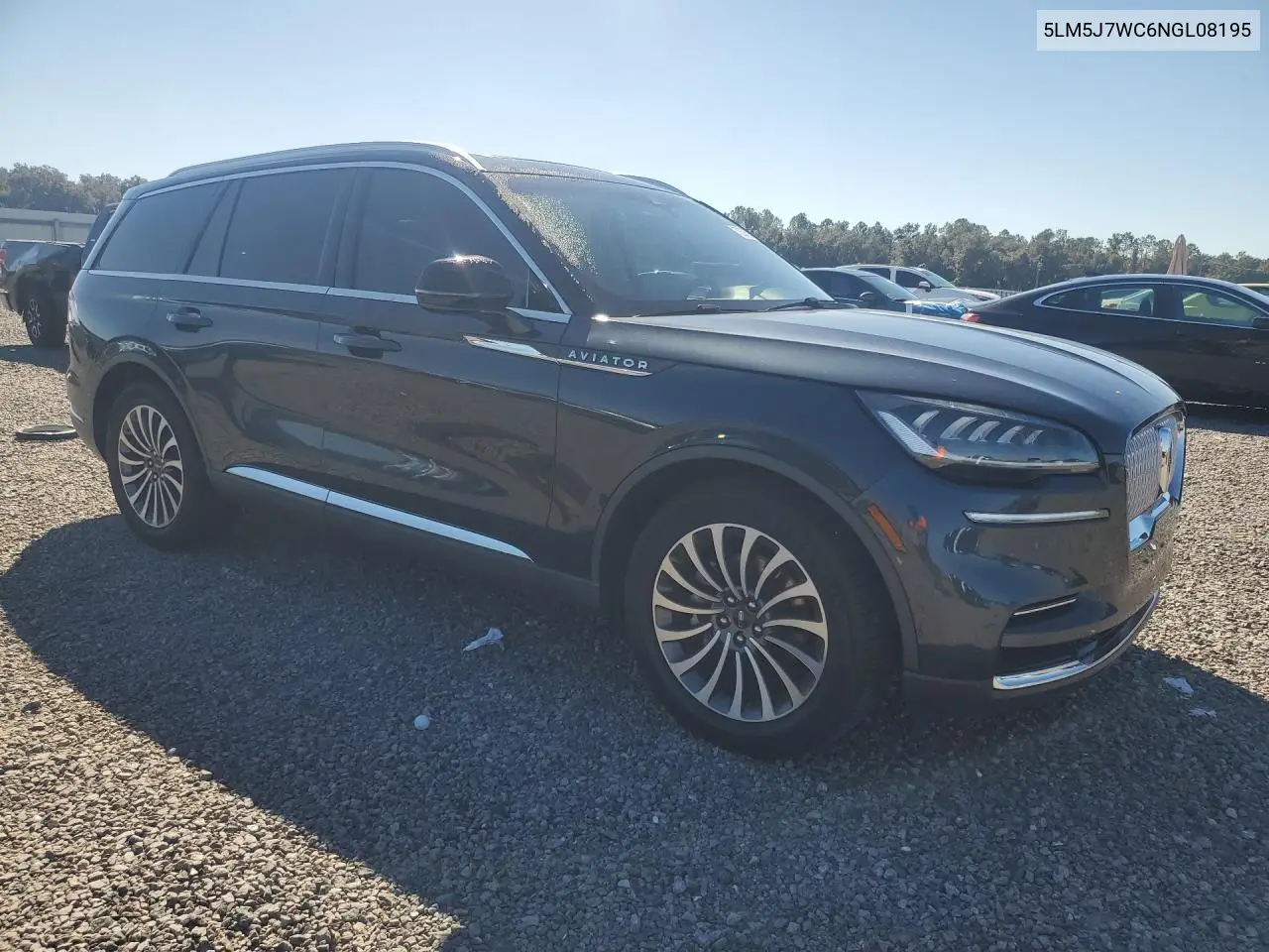 2022 LINCOLN AVIATOR VIN 5LM5J7WC6NGL08195 — фото 4