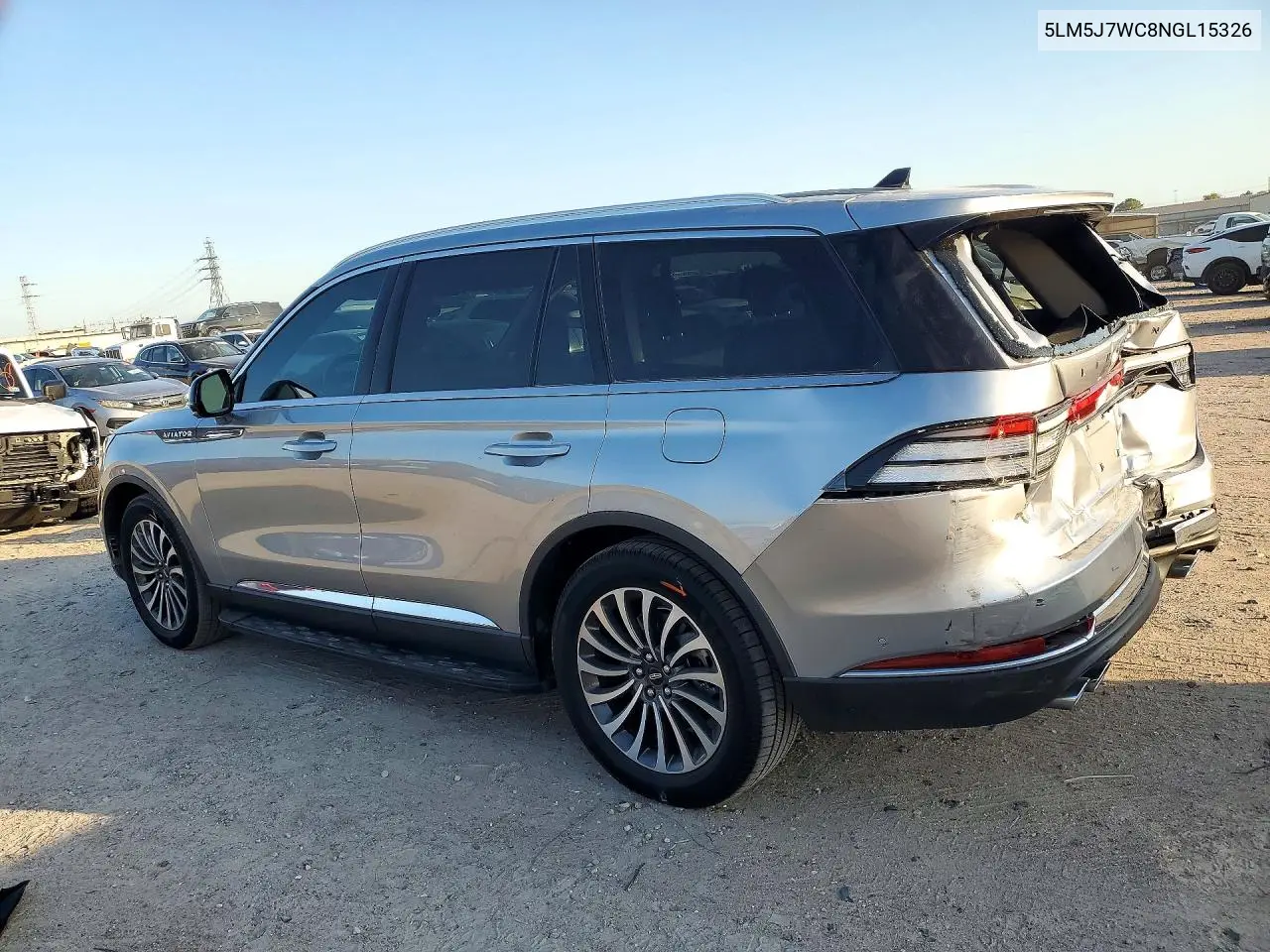 2022 LINCOLN AVIATOR VIN 5LM5J7WC8NGL15326 — фото 2