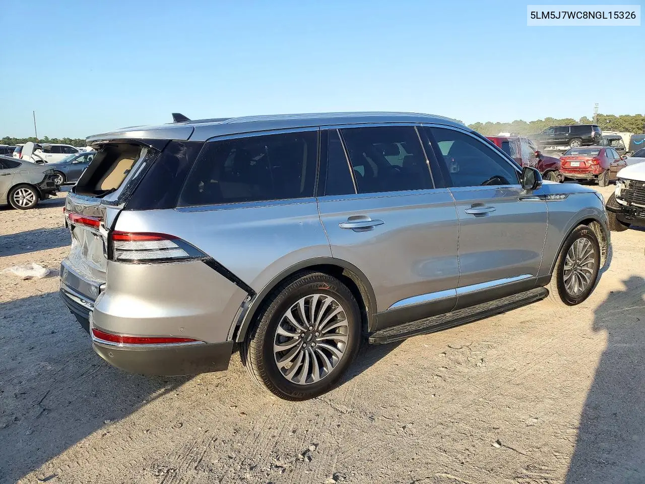 2022 LINCOLN AVIATOR VIN 5LM5J7WC8NGL15326 — фото 3