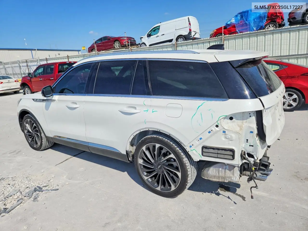 2025 LINCOLN AVIATOR VIN 5LM5J7XC2SGL17227 — фото 2