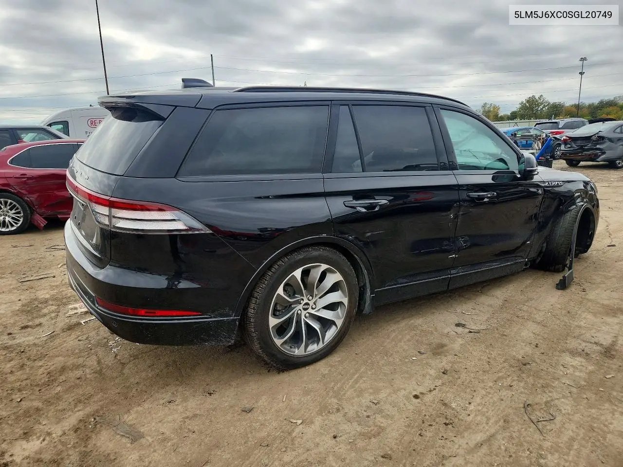 2025 LINCOLN AVIATOR VIN 5LM5J6XC0SGL20749 — фото 3