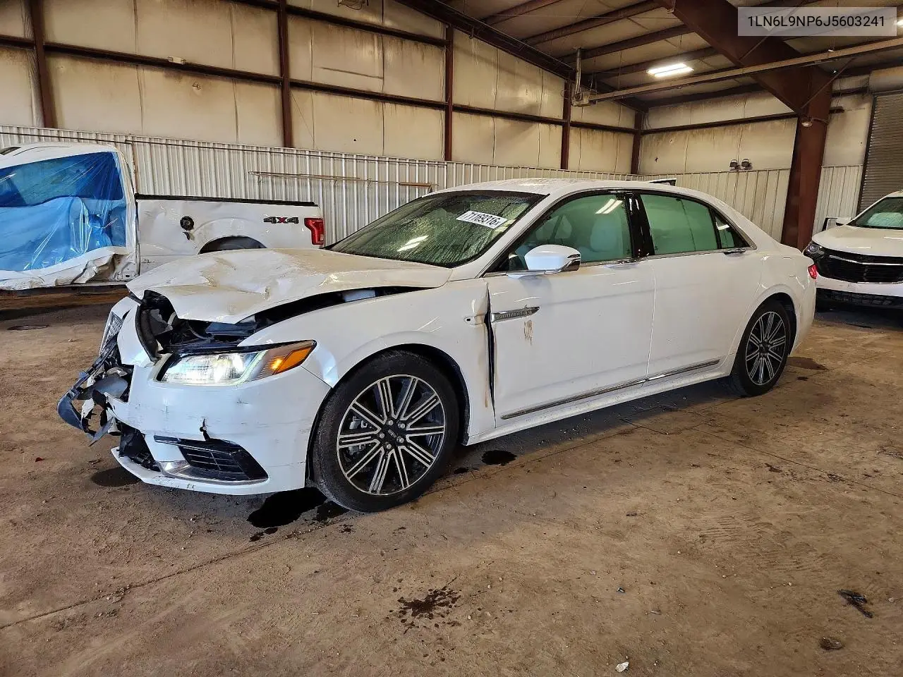 LINCOLN CONTINENTAL 2018, VIN 1LN6L9NP6J5603241