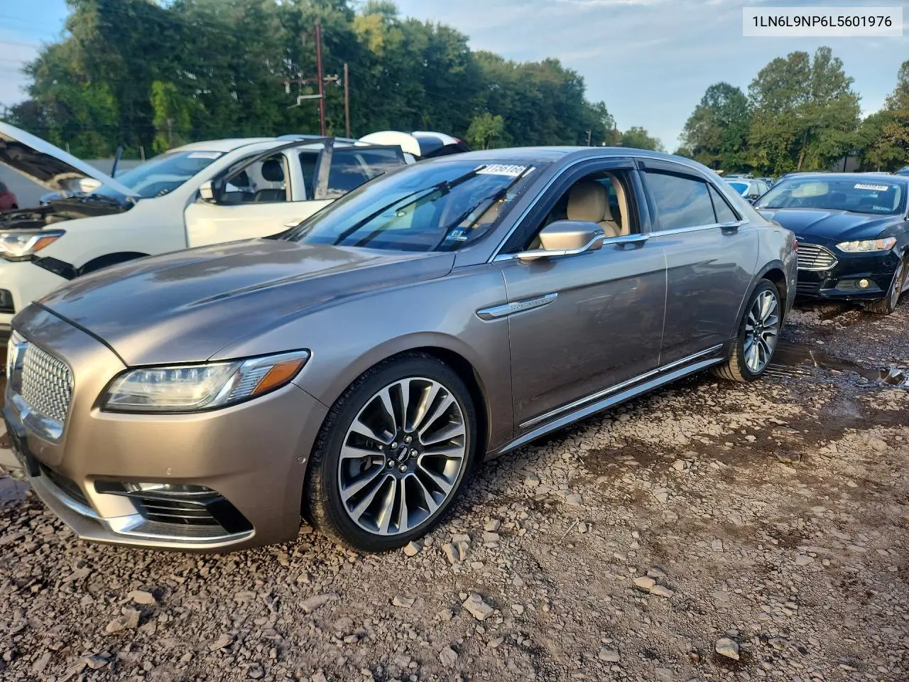 LINCOLN CONTINENTAL 2020, VIN 1LN6L9NP6L5601976