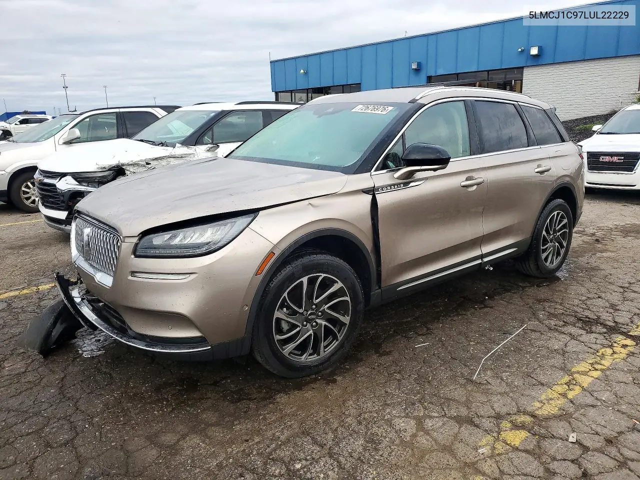 LINCOLN CORSAIR 2020, VIN 5LMCJ1C97LUL22229