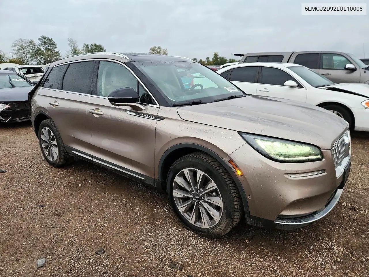 2020 LINCOLN CORSAIR VIN 5LMCJ2D92LUL10008 — фото 4