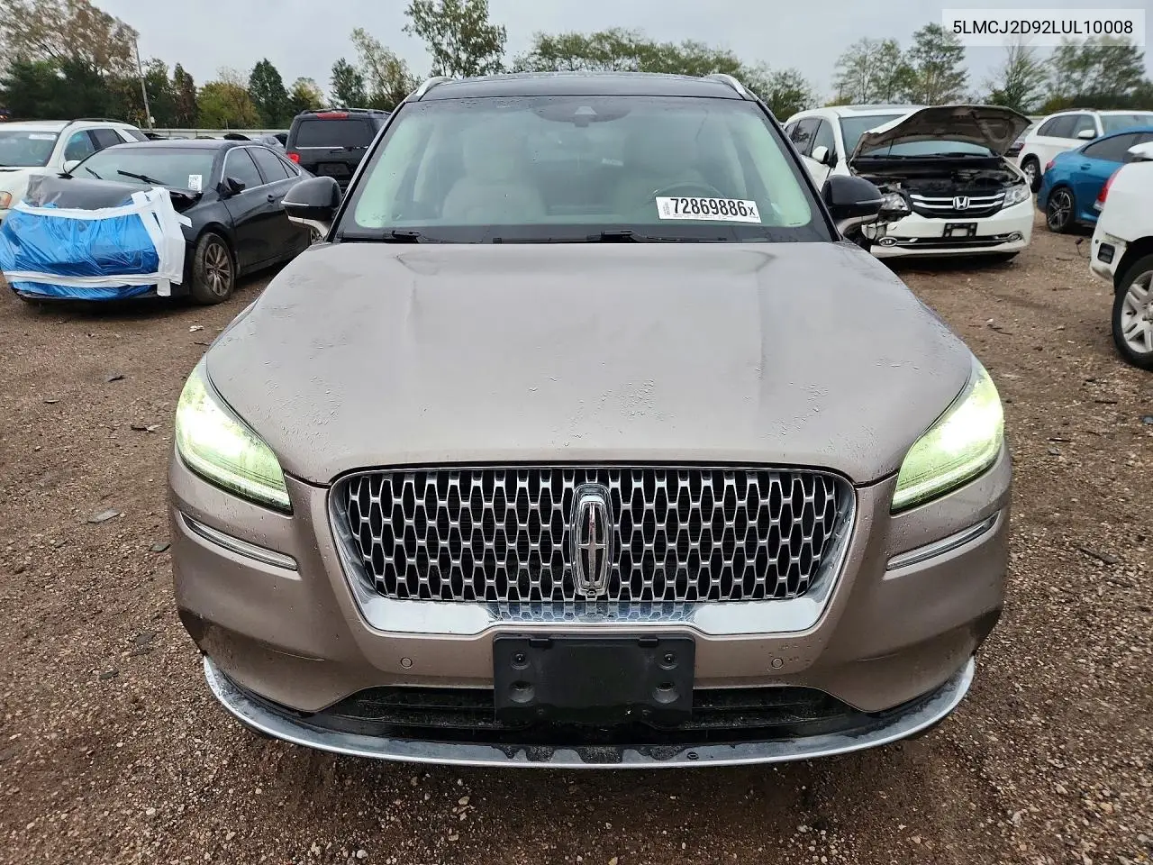 2020 LINCOLN CORSAIR VIN 5LMCJ2D92LUL10008 — фото 5