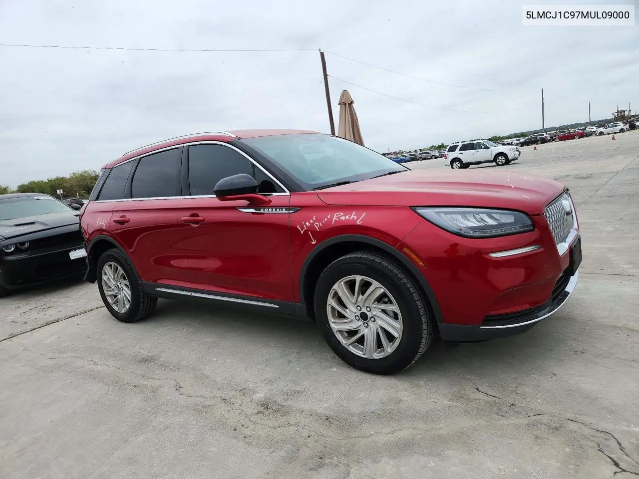 2021 LINCOLN CORSAIR VIN 5LMCJ1C97MUL09000 — фото 4