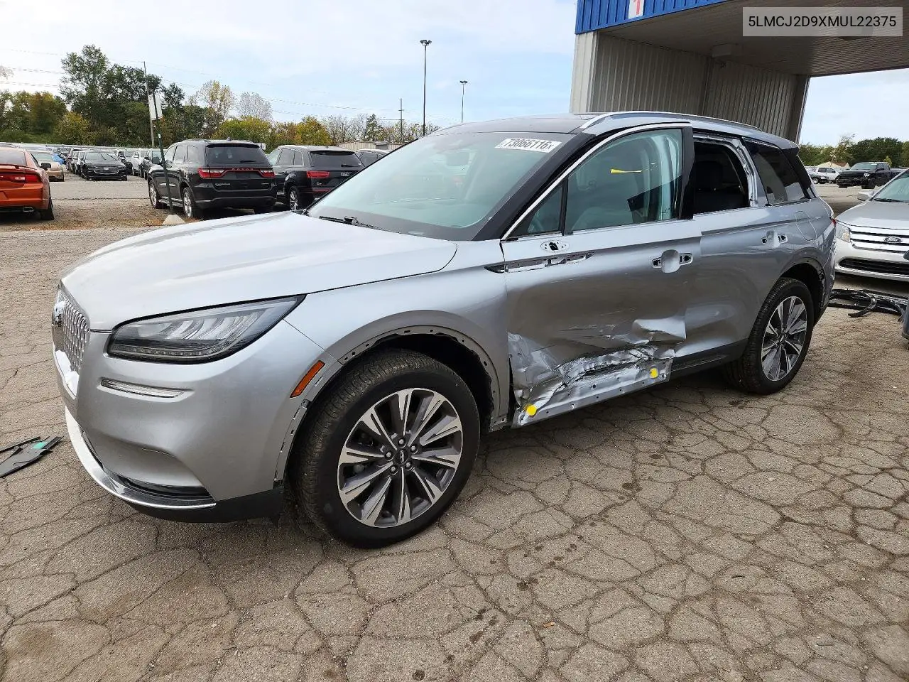 LINCOLN CORSAIR 2021, VIN 5LMCJ2D9XMUL22375