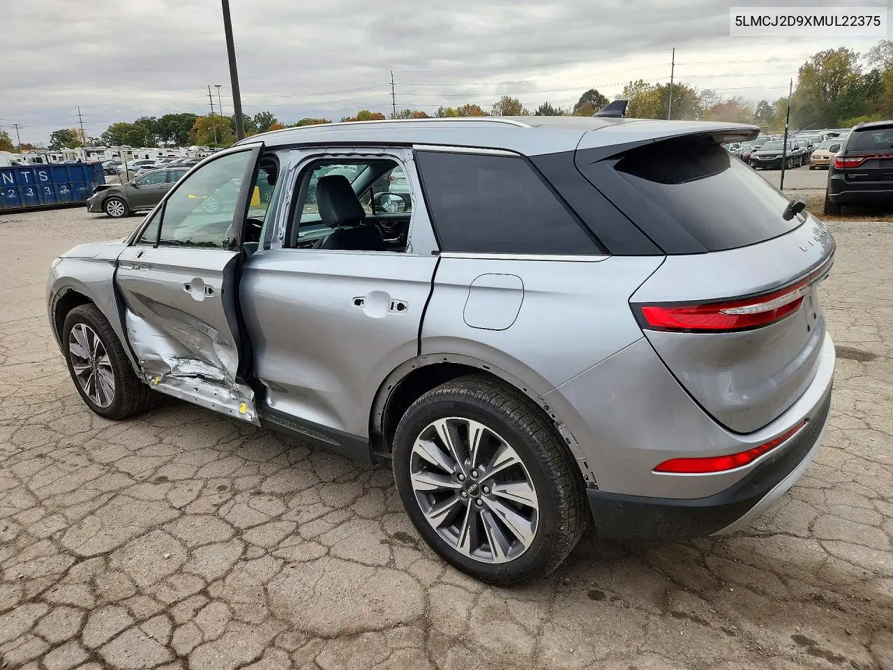 2021 LINCOLN CORSAIR VIN 5LMCJ2D9XMUL22375 — фото 2