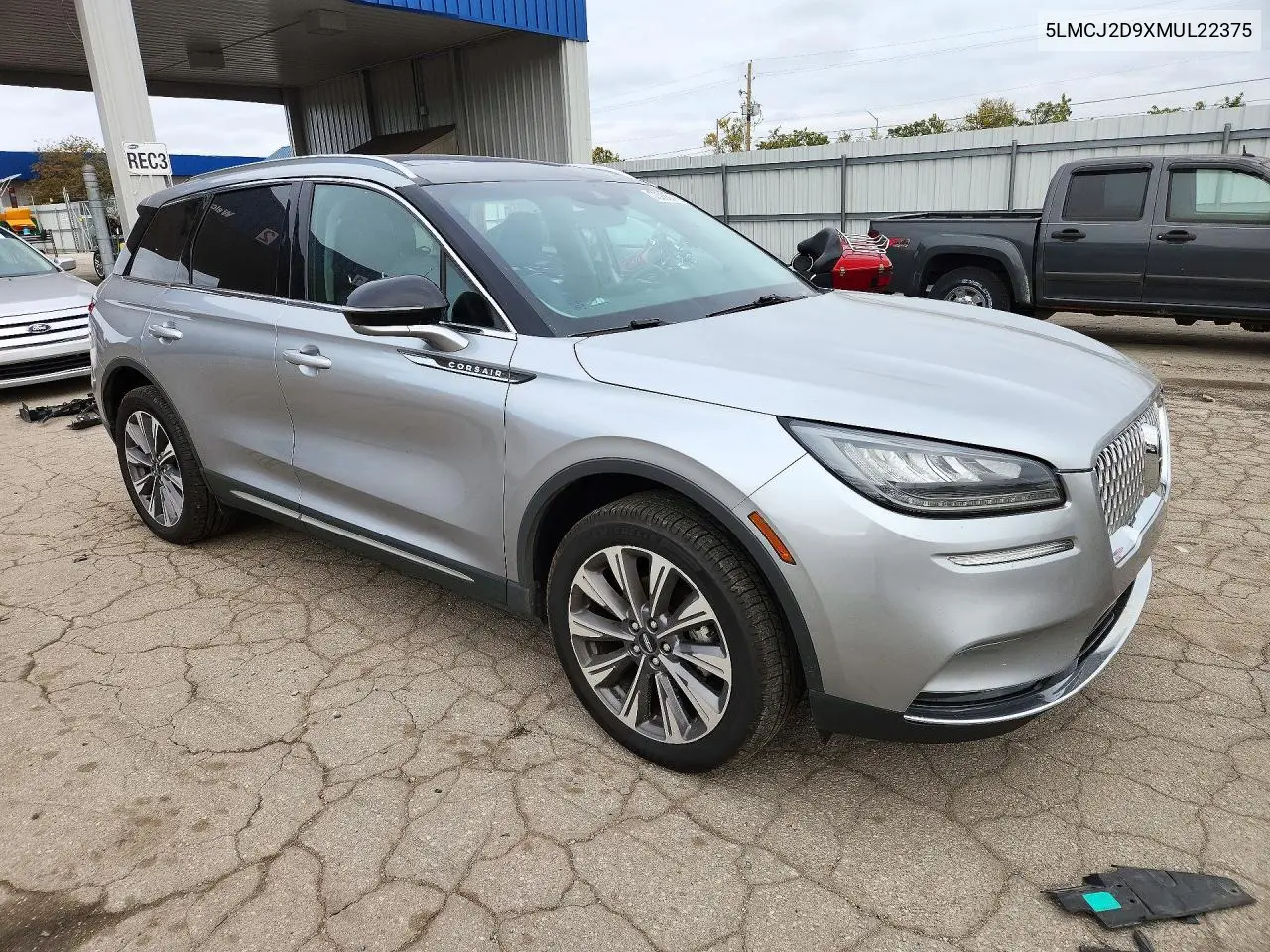 2021 LINCOLN CORSAIR VIN 5LMCJ2D9XMUL22375 — фото 4