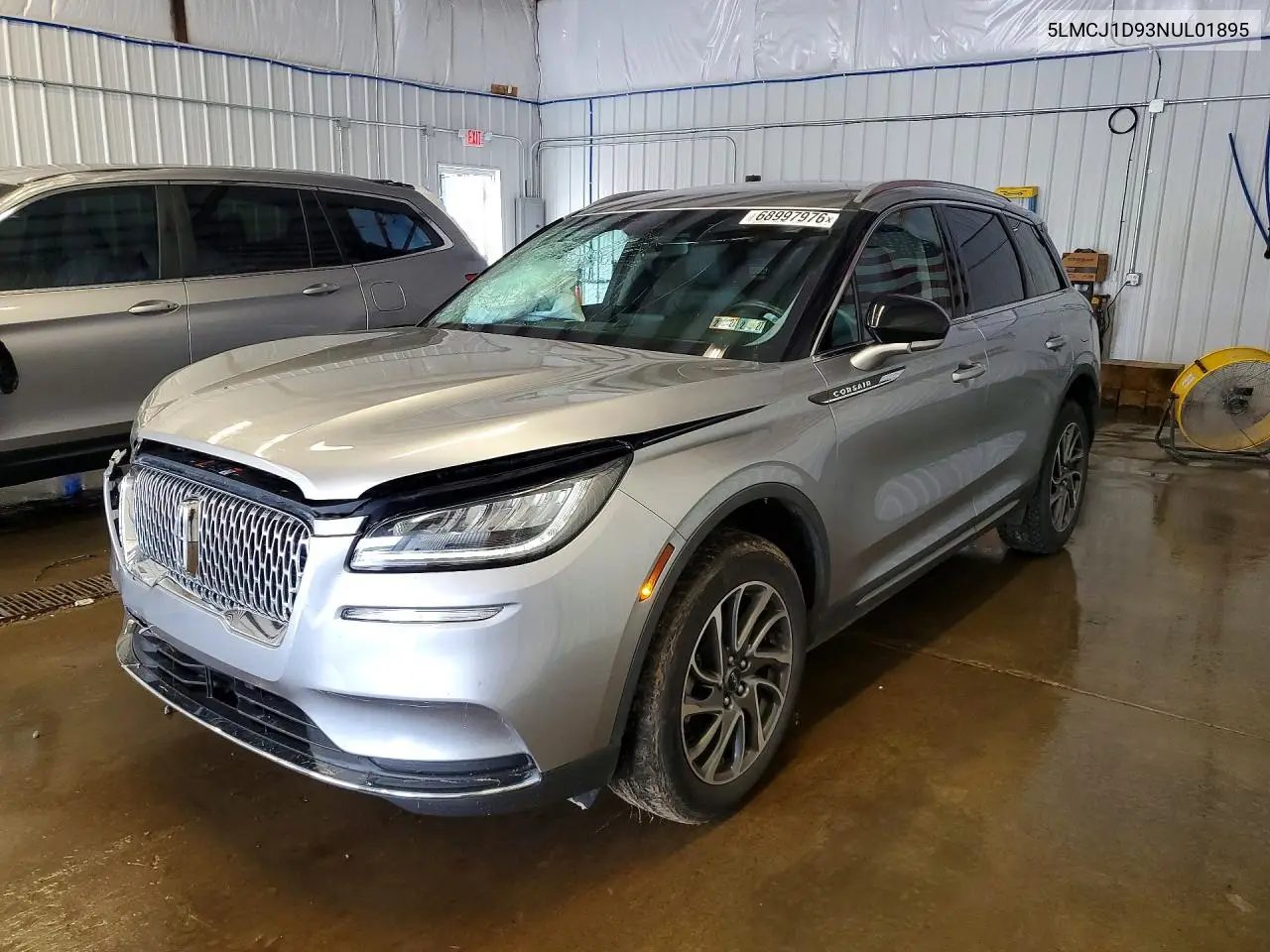 LINCOLN CORSAIR 2022, VIN 5LMCJ1D93NUL01895