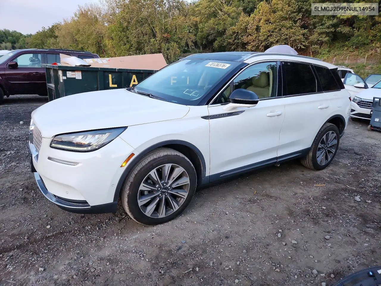 LINCOLN CORSAIR 2022, VIN 5LMCJ2D96NUL14954