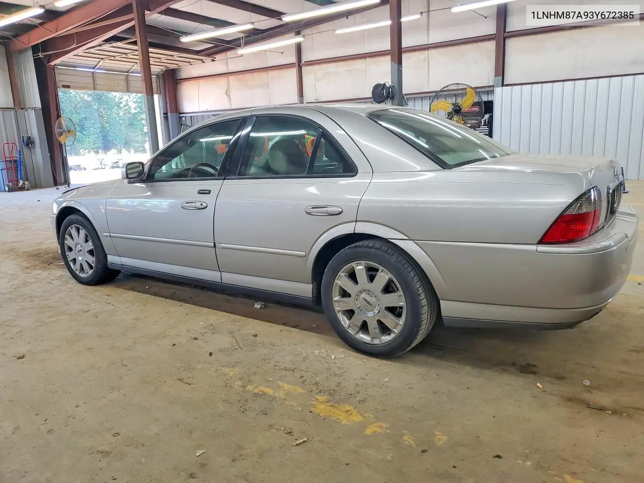 2003 LINCOLN LS VIN 1LNHM87A93Y672385 — фото 2