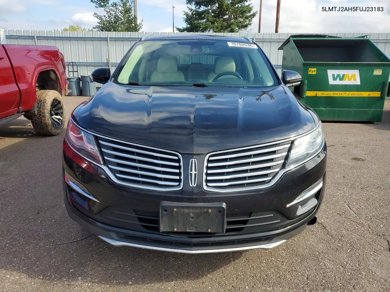 2015 LINCOLN MKC VIN 5LMTJ2AH5FUJ23183 — фото 5
