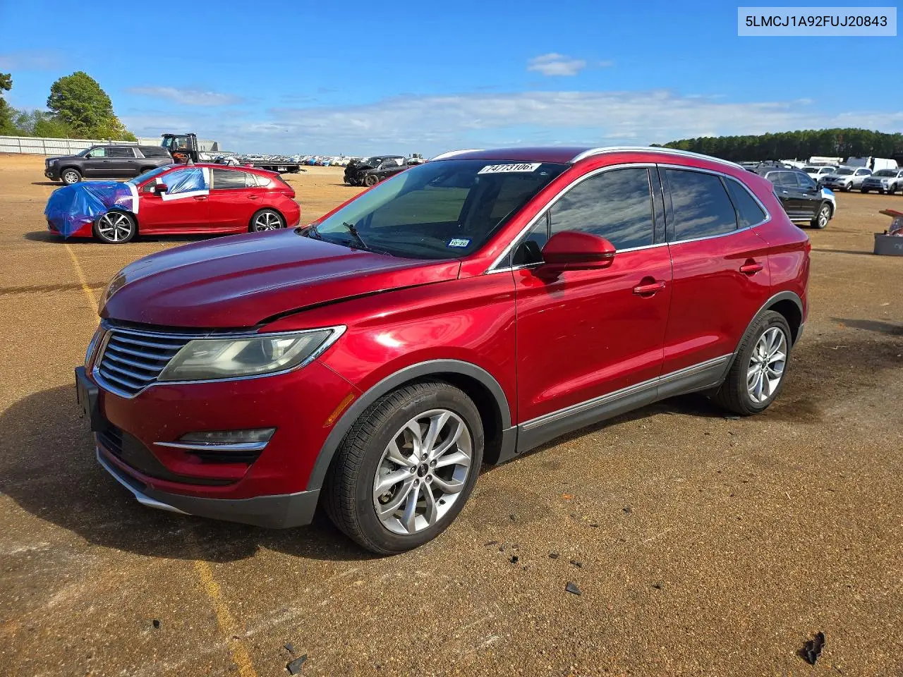 LINCOLN MKC 2015, VIN 5LMCJ1A92FUJ20843