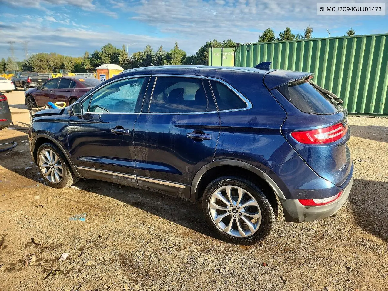 2016 LINCOLN MKC VIN 5LMCJ2C94GUJ01473 — фото 2