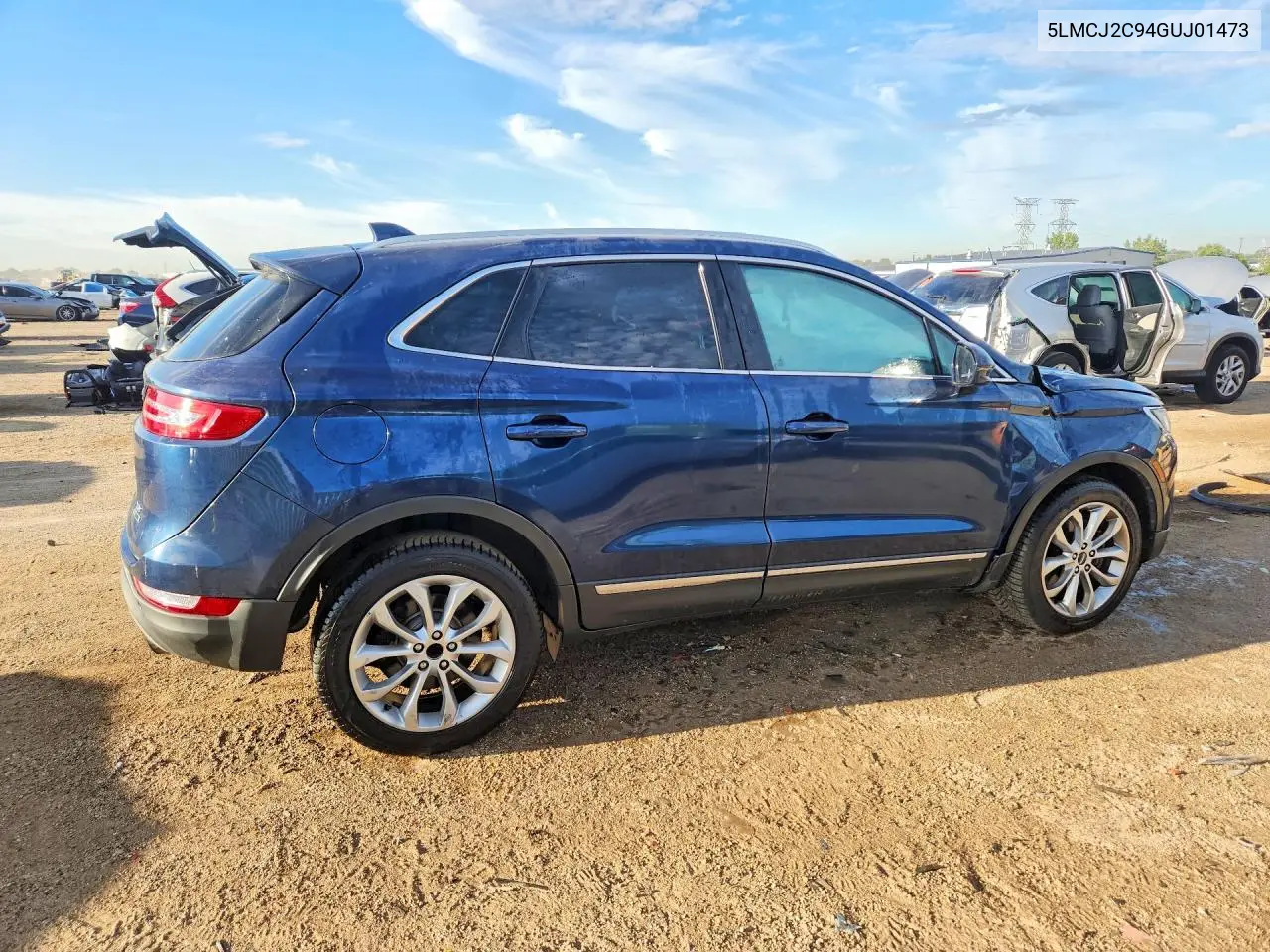 2016 LINCOLN MKC VIN 5LMCJ2C94GUJ01473 — фото 3