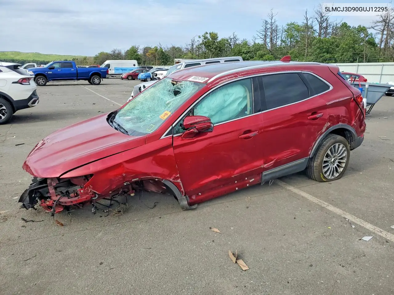 LINCOLN MKC 2016, VIN 5LMCJ3D90GUJ12295