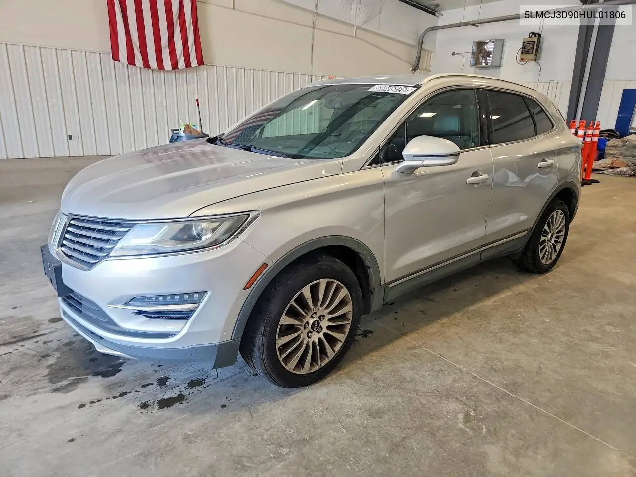 LINCOLN MKC 2017, VIN 5LMCJ3D90HUL01806