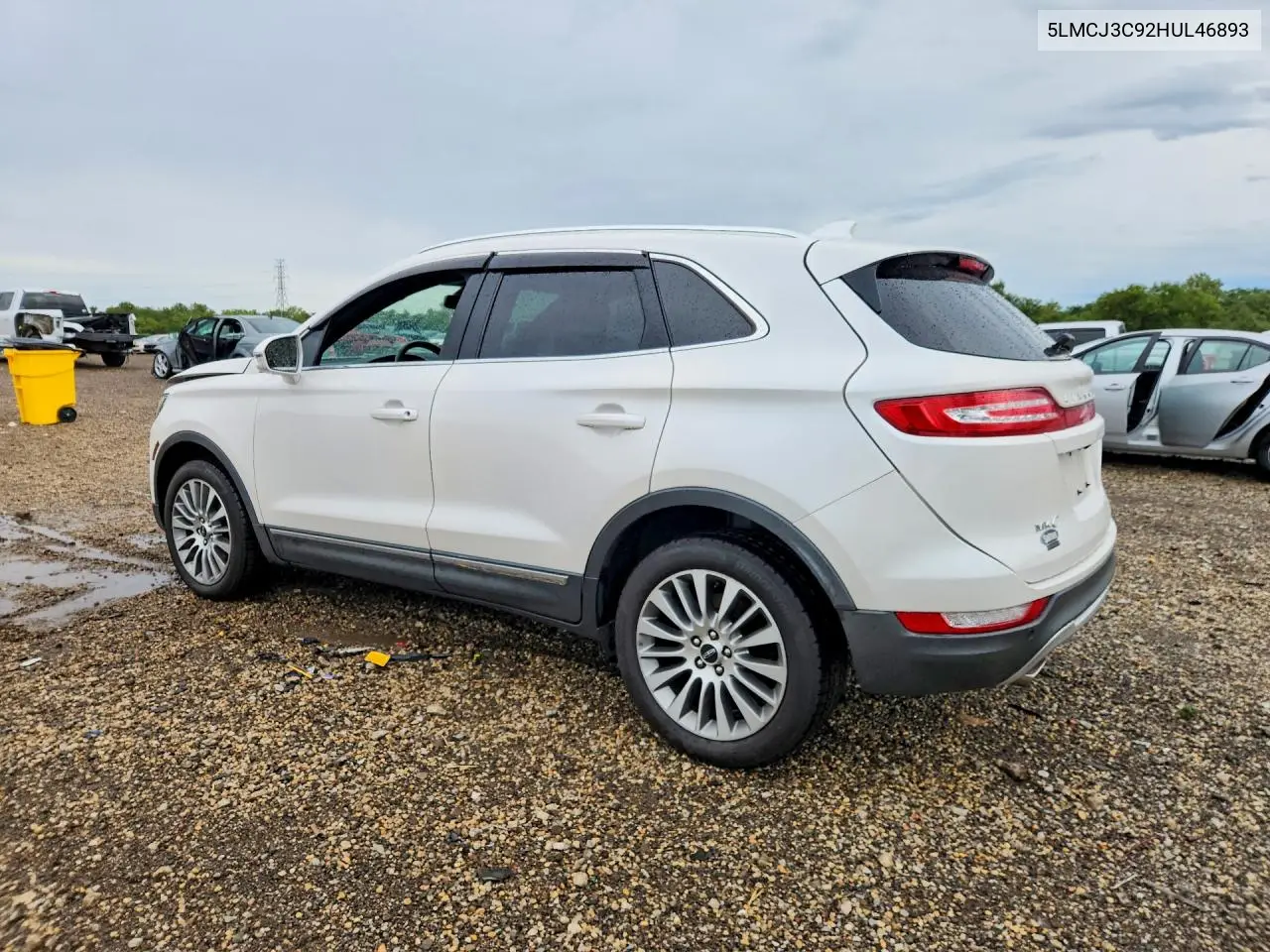 2017 LINCOLN MKC VIN 5LMCJ3C92HUL46893 — фото 2