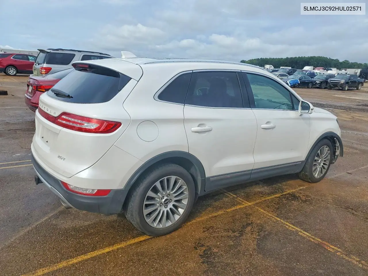 2017 LINCOLN MKC VIN 5LMCJ3C92HUL02571 — фото 3