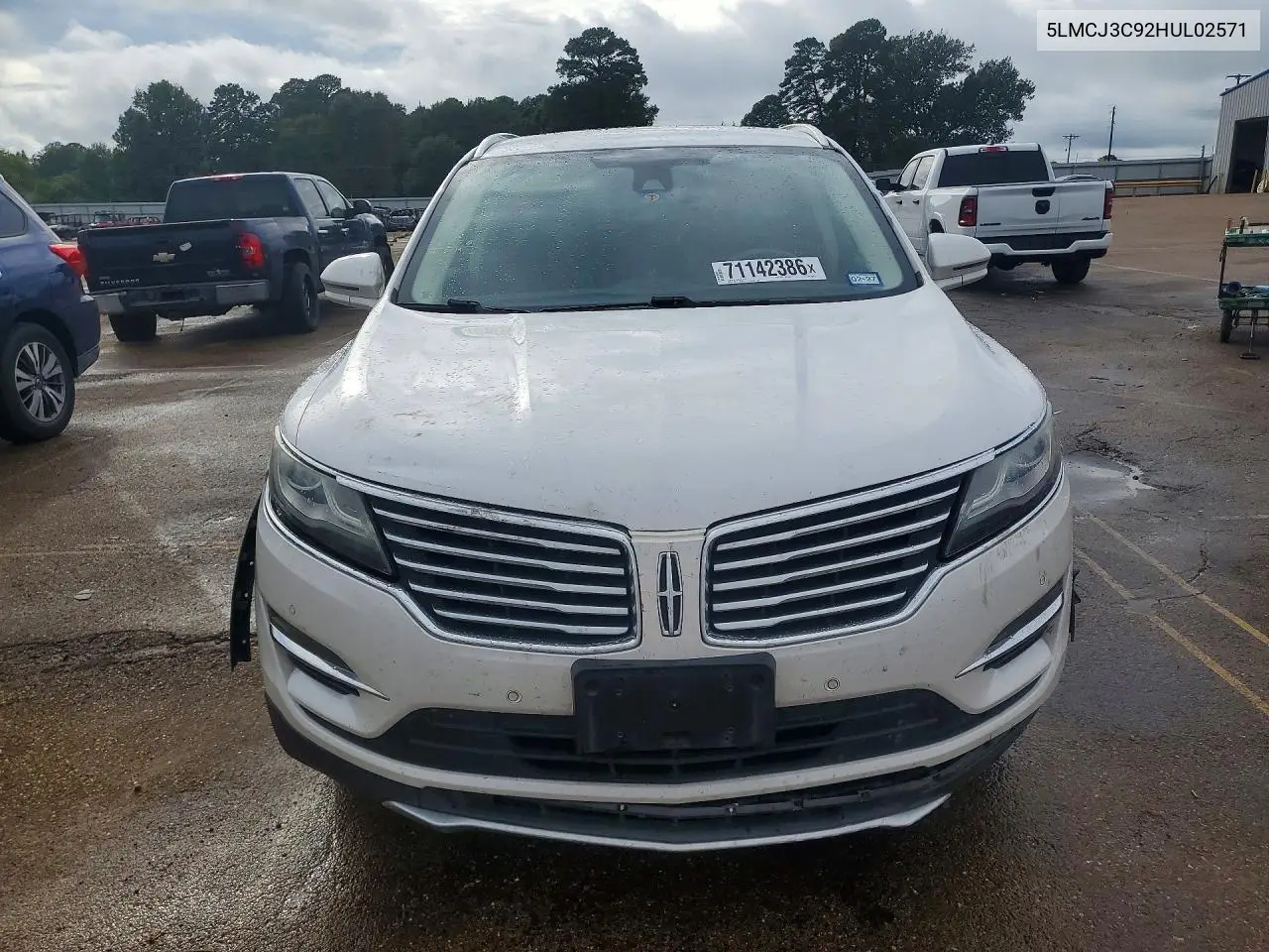 2017 LINCOLN MKC VIN 5LMCJ3C92HUL02571 — фото 5