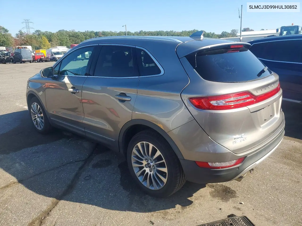 2017 LINCOLN MKC VIN 5LMCJ3D99HUL30852 — фото 2