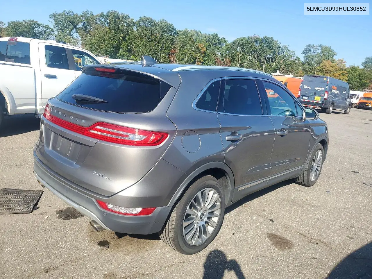 2017 LINCOLN MKC VIN 5LMCJ3D99HUL30852 — фото 3