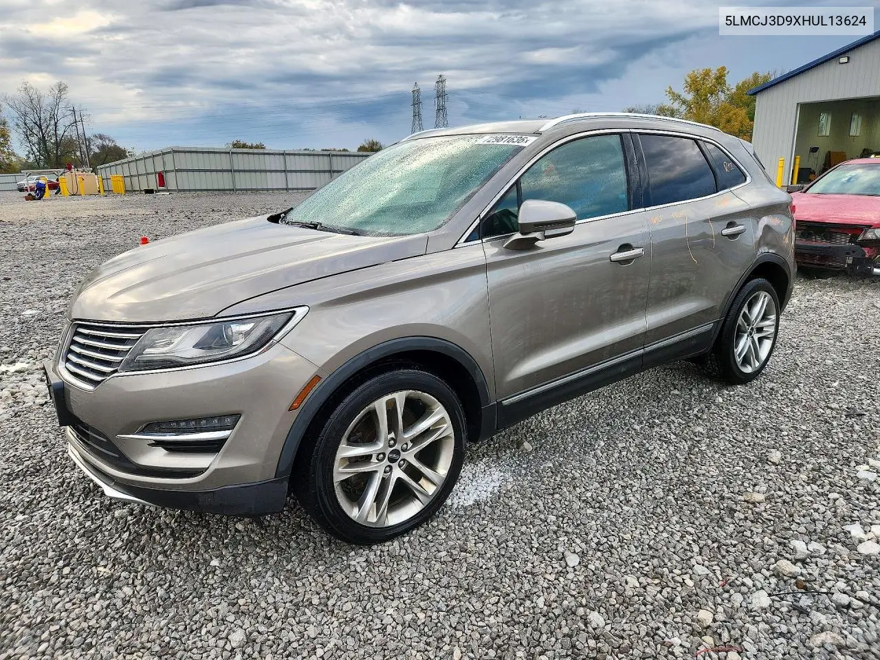 LINCOLN MKC 2017, VIN 5LMCJ3D9XHUL13624
