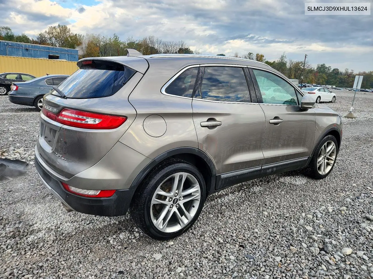 2017 LINCOLN MKC VIN 5LMCJ3D9XHUL13624 — фото 3