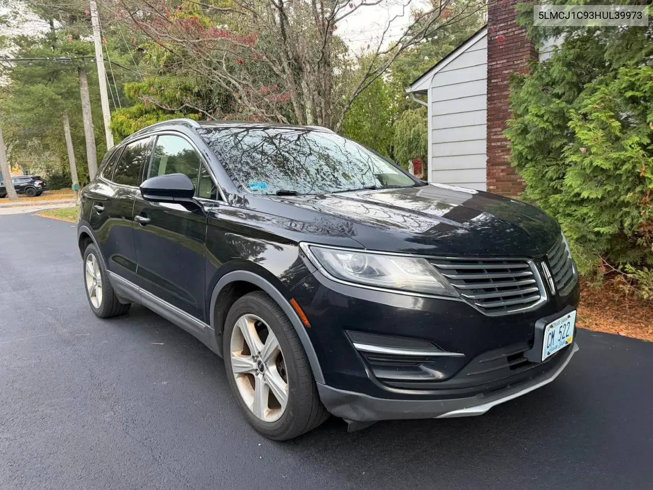 LINCOLN MKC 2017, VIN 5LMCJ1C93HUL39973