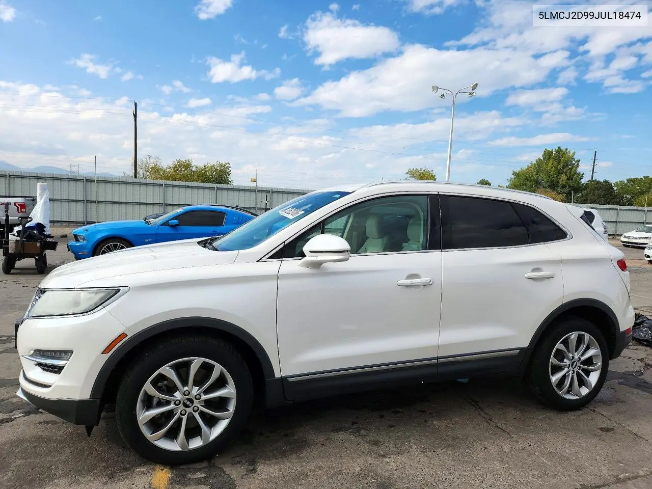 LINCOLN MKC 2018, VIN 5LMCJ2D99JUL18474