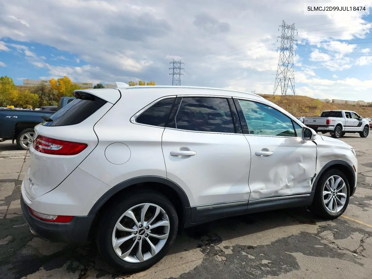 2018 LINCOLN MKC VIN 5LMCJ2D99JUL18474 — фото 3