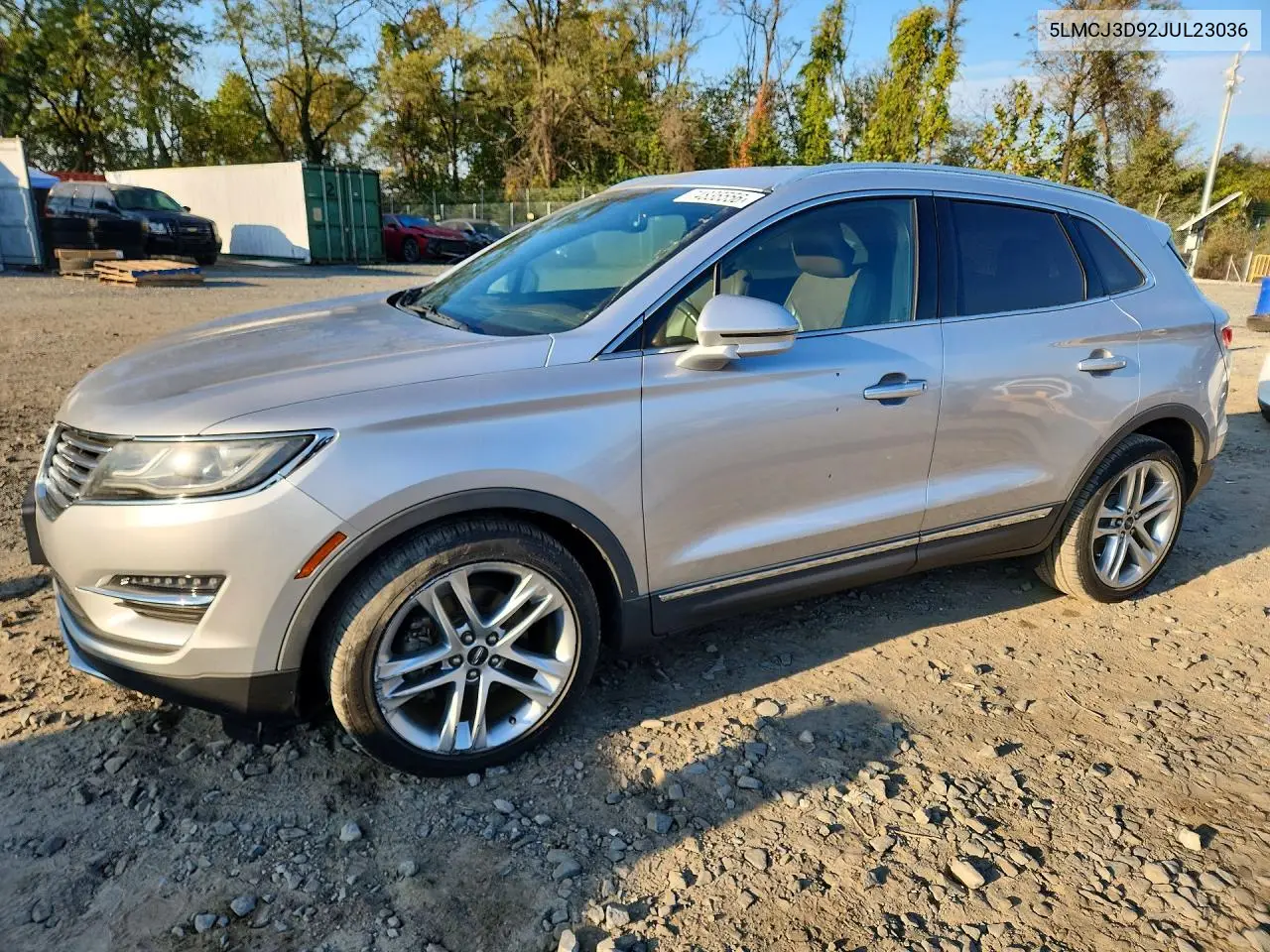 LINCOLN MKC 2018, VIN 5LMCJ3D92JUL23036