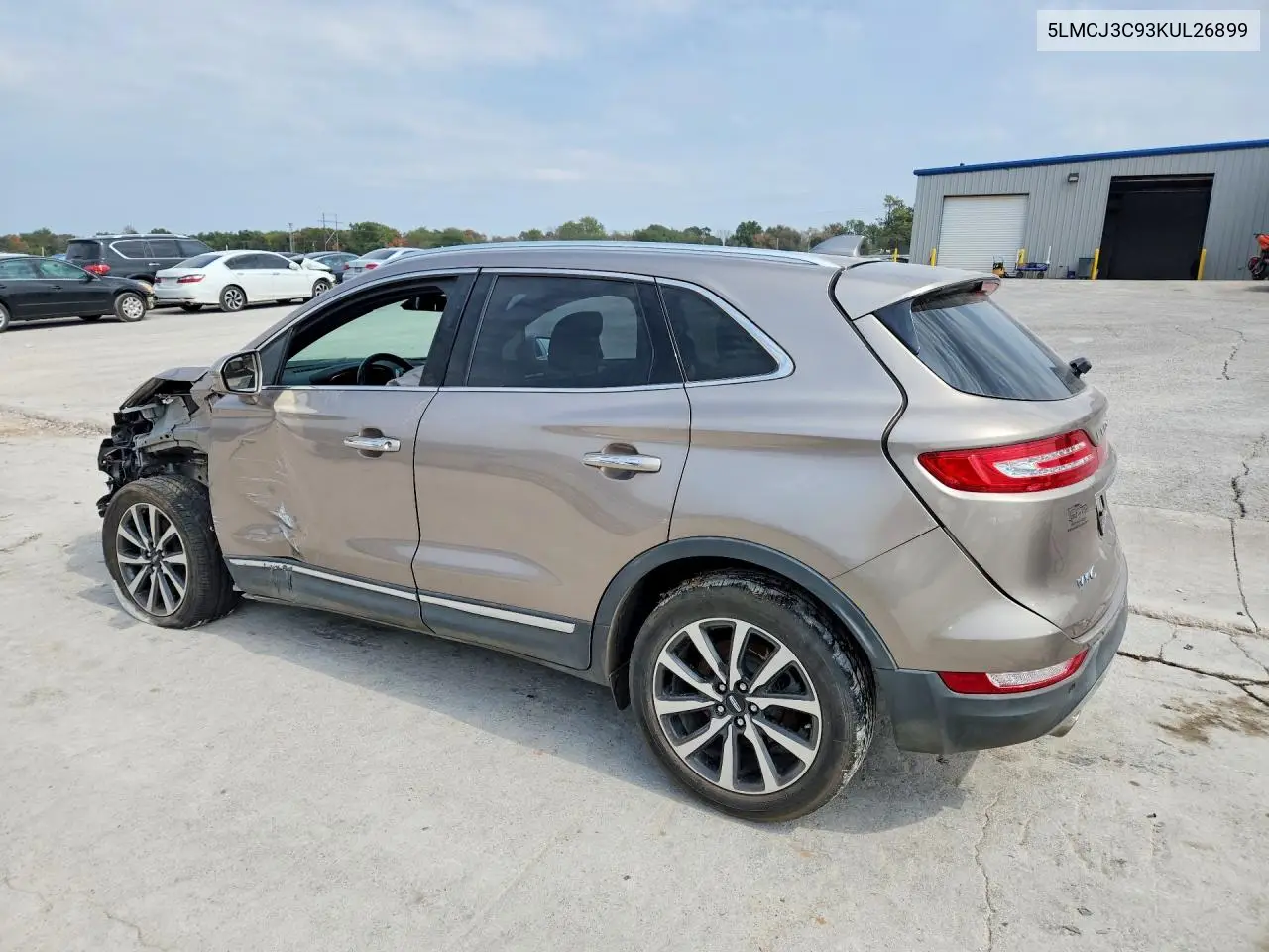 2019 LINCOLN MKC VIN 5LMCJ3C93KUL26899 — фото 2