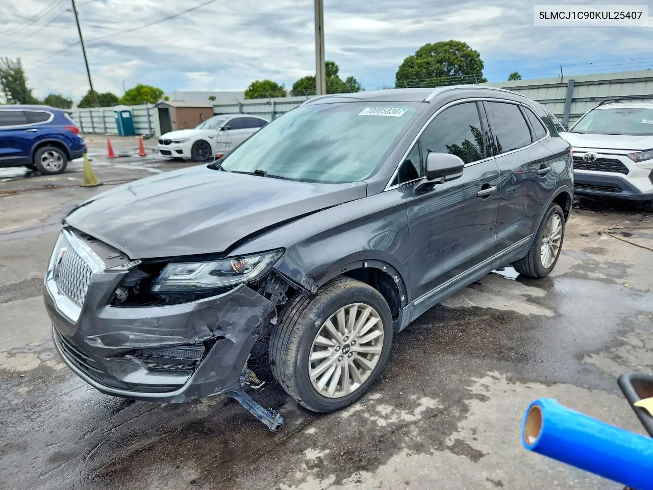 LINCOLN MKC 2019, VIN 5LMCJ1C90KUL25407