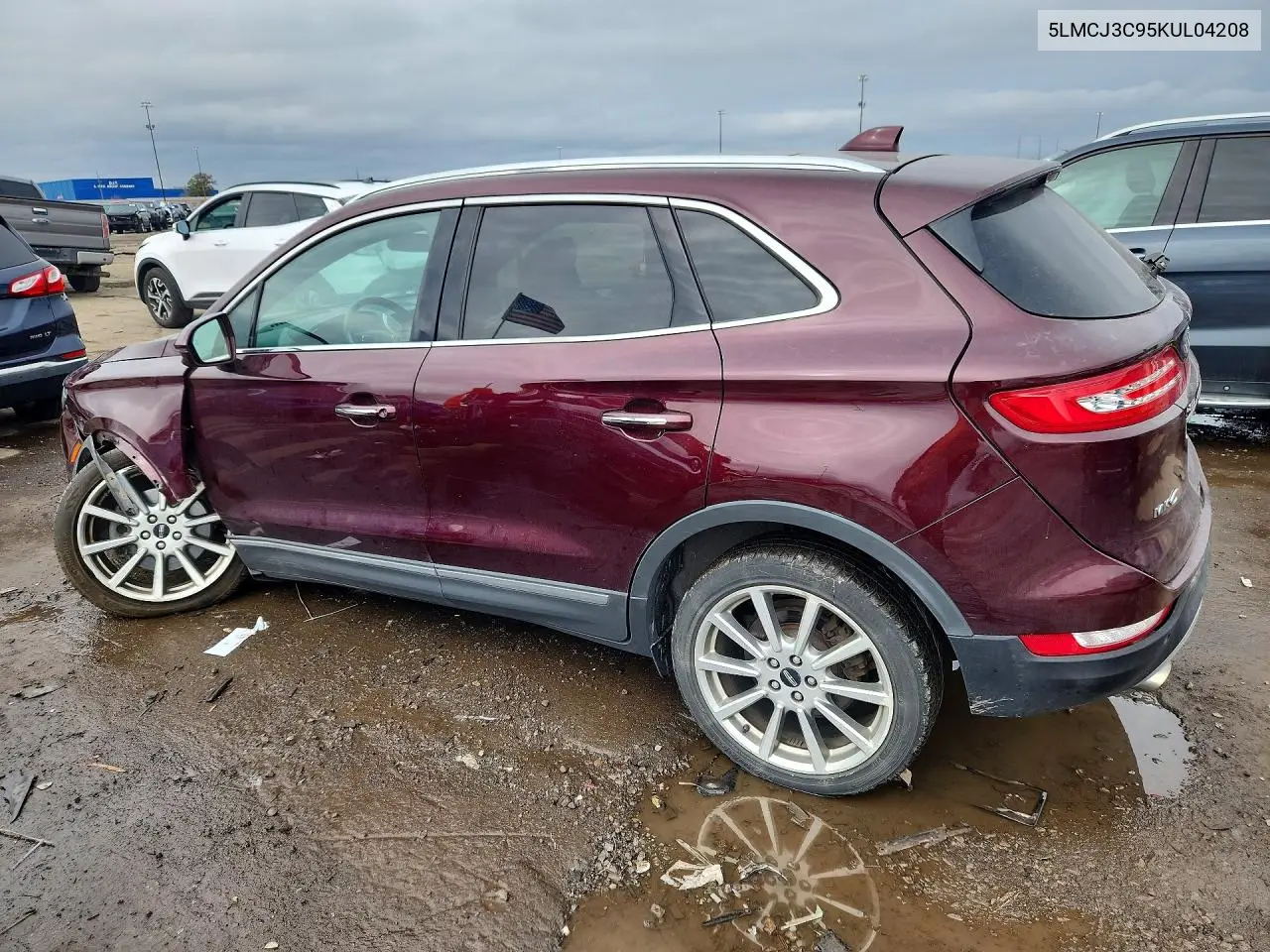 2019 LINCOLN MKC VIN 5LMCJ3C95KUL04208 — фото 2