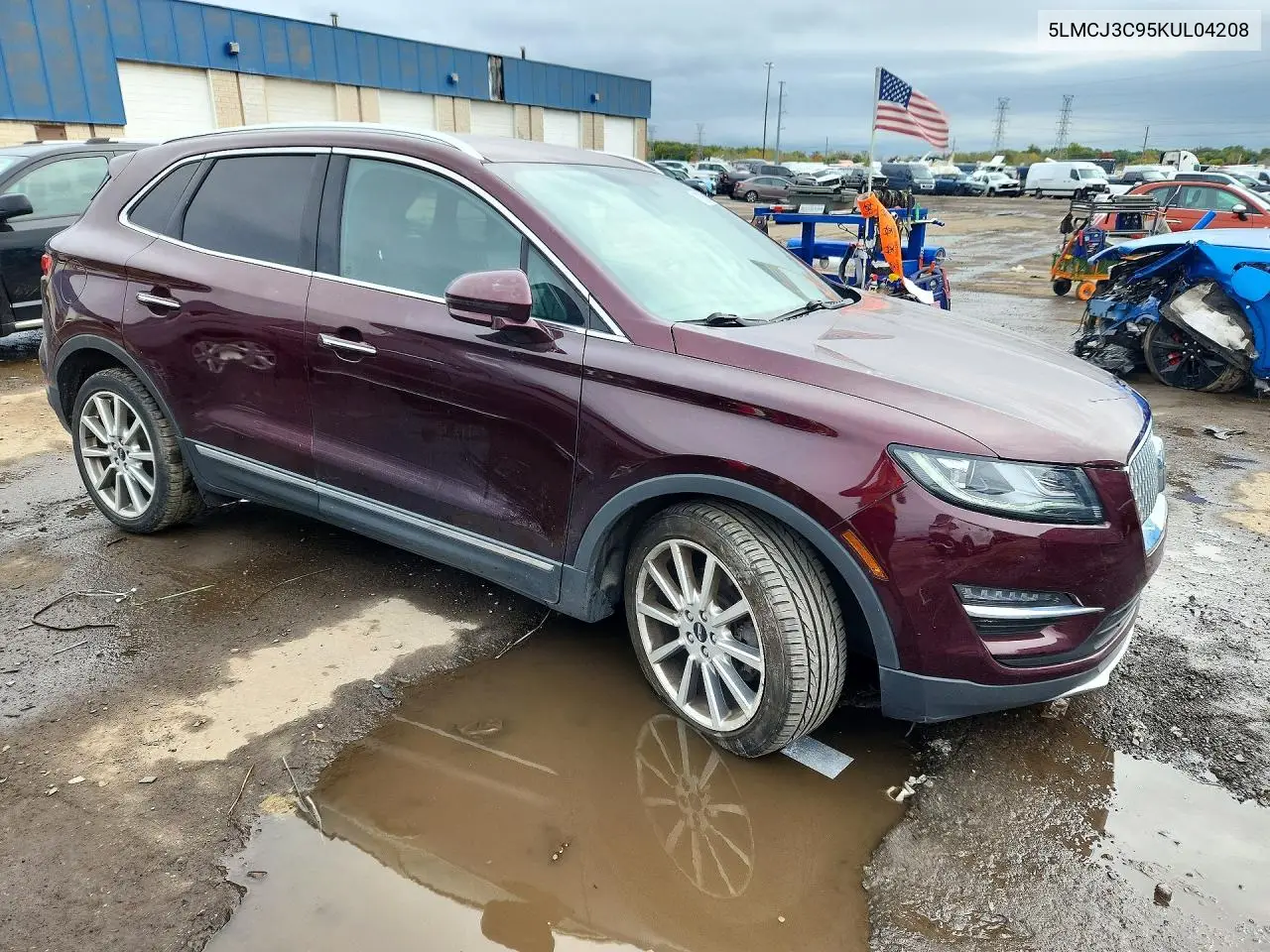 2019 LINCOLN MKC VIN 5LMCJ3C95KUL04208 — фото 4