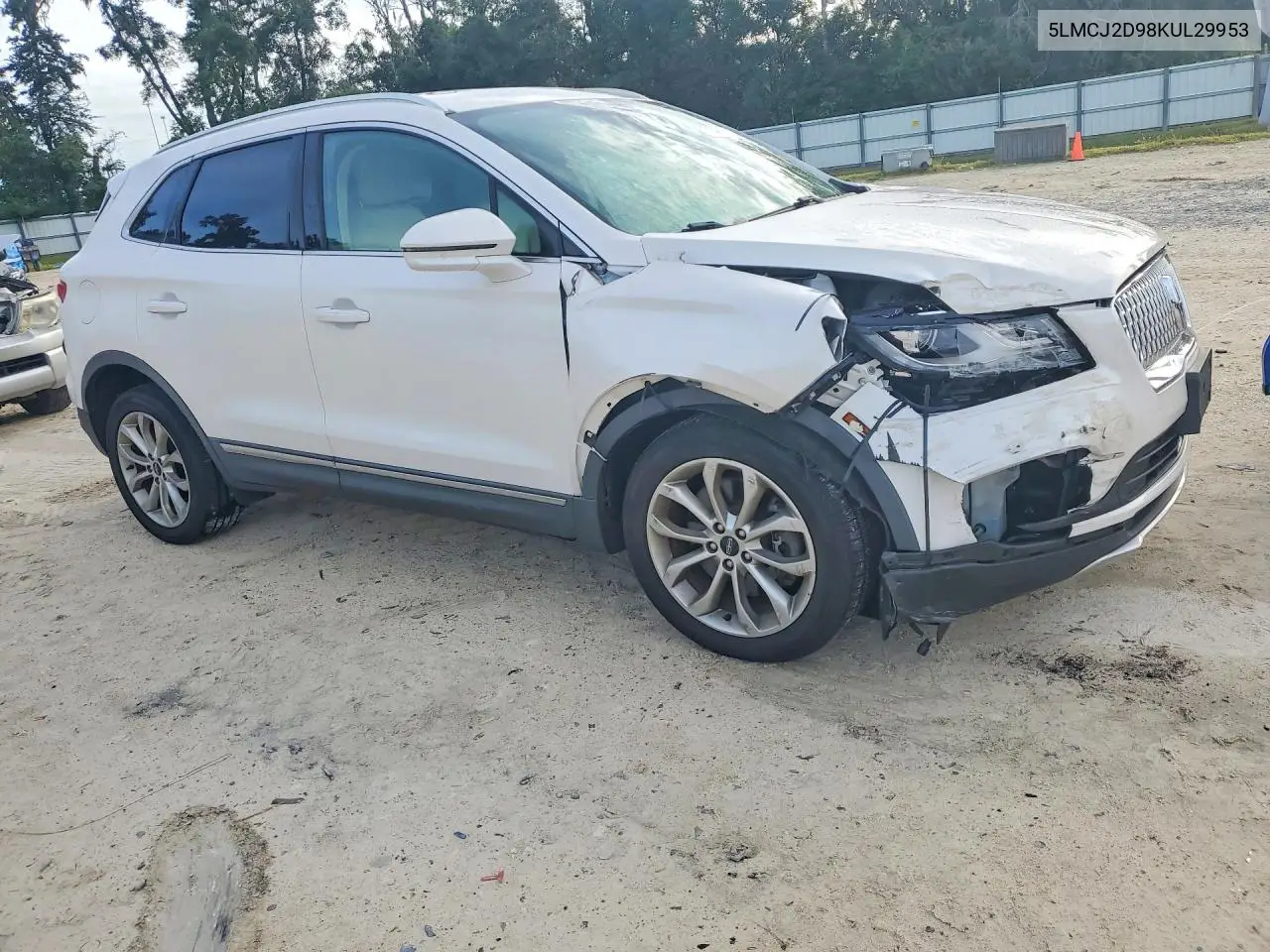 2019 LINCOLN MKC VIN 5LMCJ2D98KUL29953 — фото 4