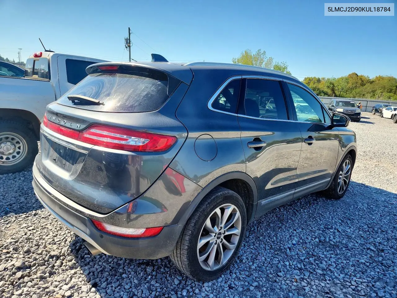 2019 LINCOLN MKC VIN 5LMCJ2D90KUL18784 — фото 3