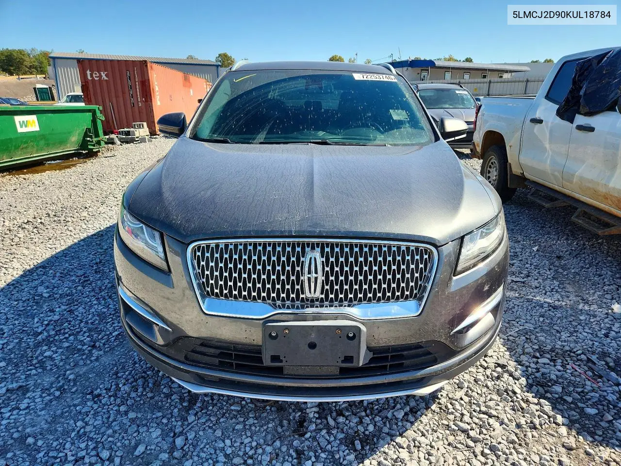 2019 LINCOLN MKC VIN 5LMCJ2D90KUL18784 — фото 5
