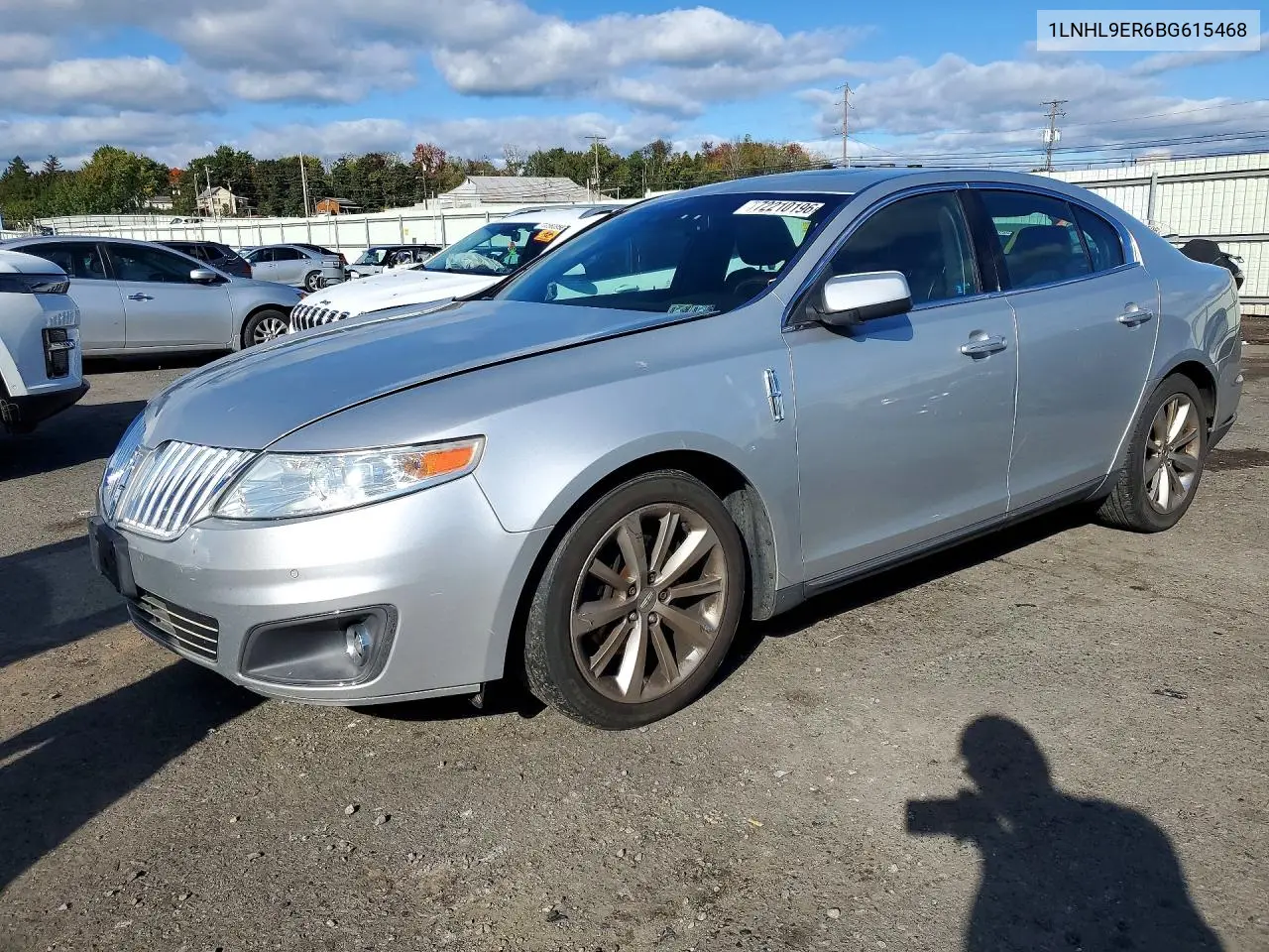 LINCOLN MKS 2011, VIN 1LNHL9ER6BG615468