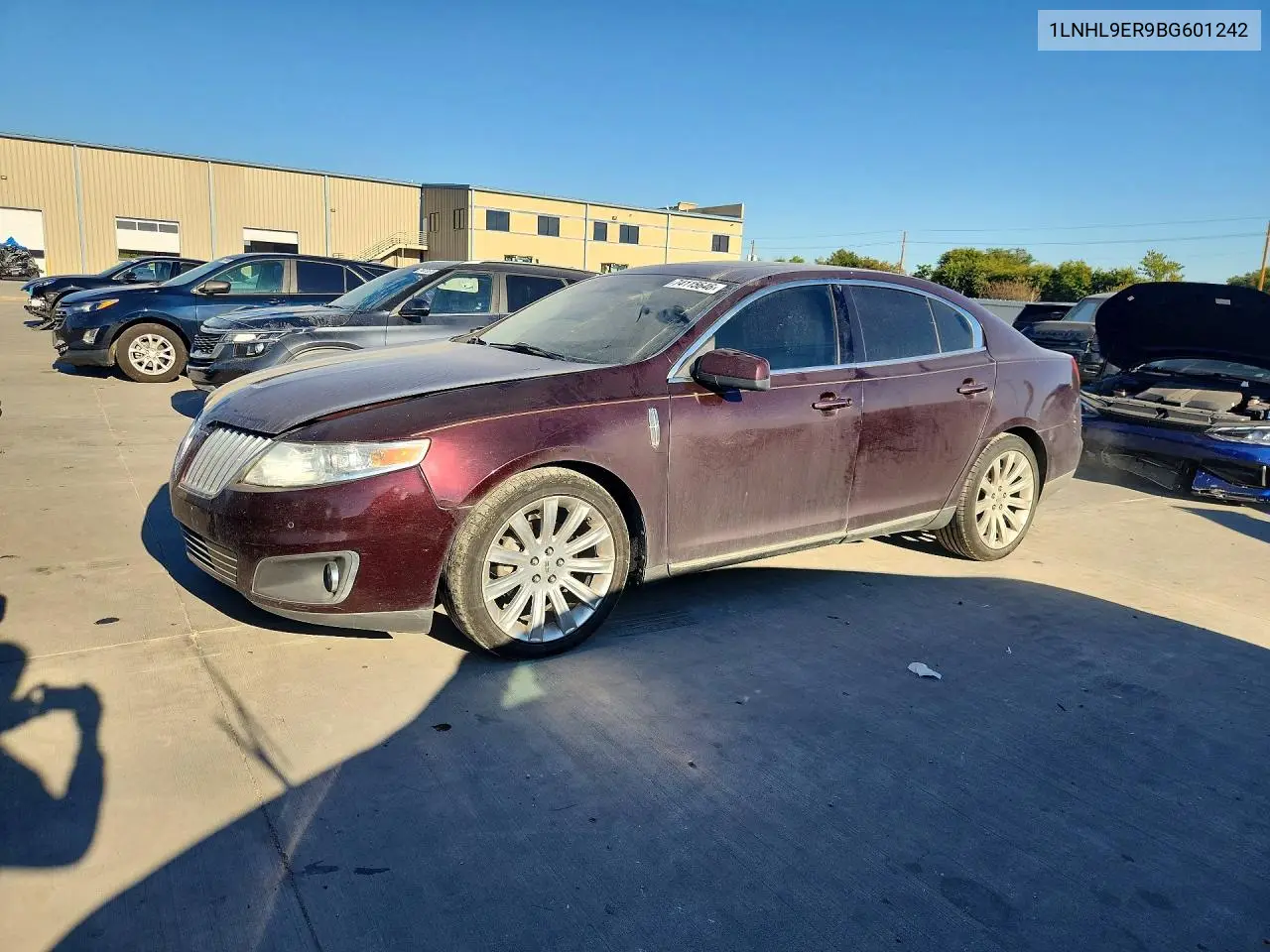 LINCOLN MKS 2011, VIN 1LNHL9ER9BG601242